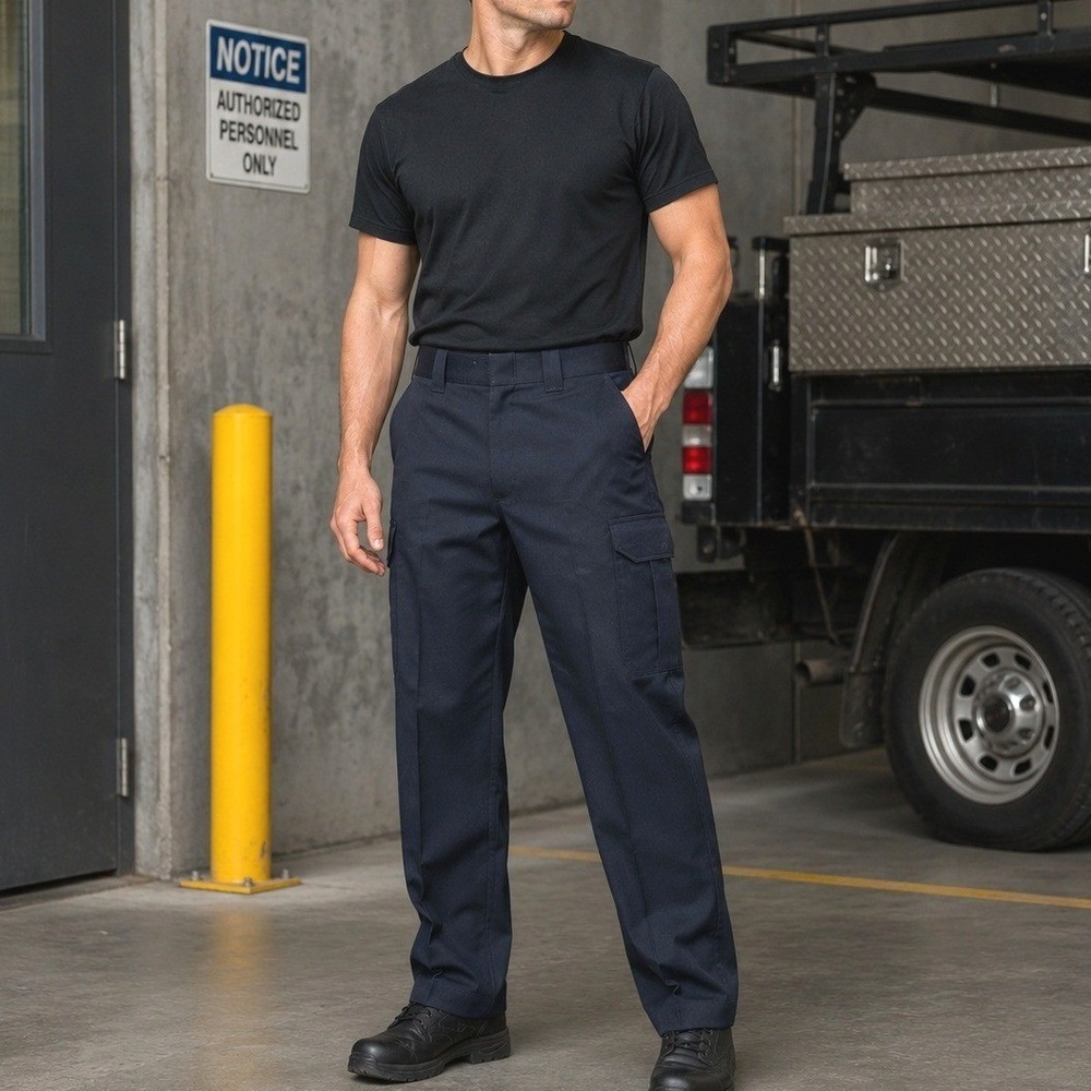 Flying Cross Command Cargo Tactical Pants Mens 40R Navy Supercrease NWT